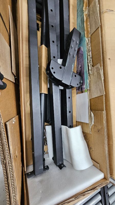 Photo 1 of ***BOX 2 OF 2 PARTS ONLY***DOBESTS Foldable Power Tower Pull Up Bar Dip Station Adjustable Multifunction Workout Pull Up Tower Station Gym Strength Training Equipment Home Outdoor, Triangular Legs, 700 LBS