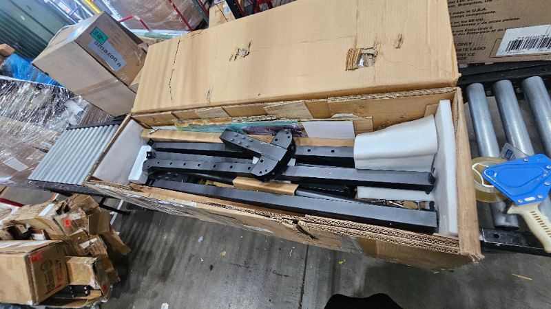 Photo 1 of ***BOX 2 OF 2 PARTS ONLY***DOBESTS Foldable Power Tower Pull Up Bar Dip Station Adjustable Multifunction Workout Pull Up Tower Station Gym Strength Training Equipment Home Outdoor, Triangular Legs, 700 LBS