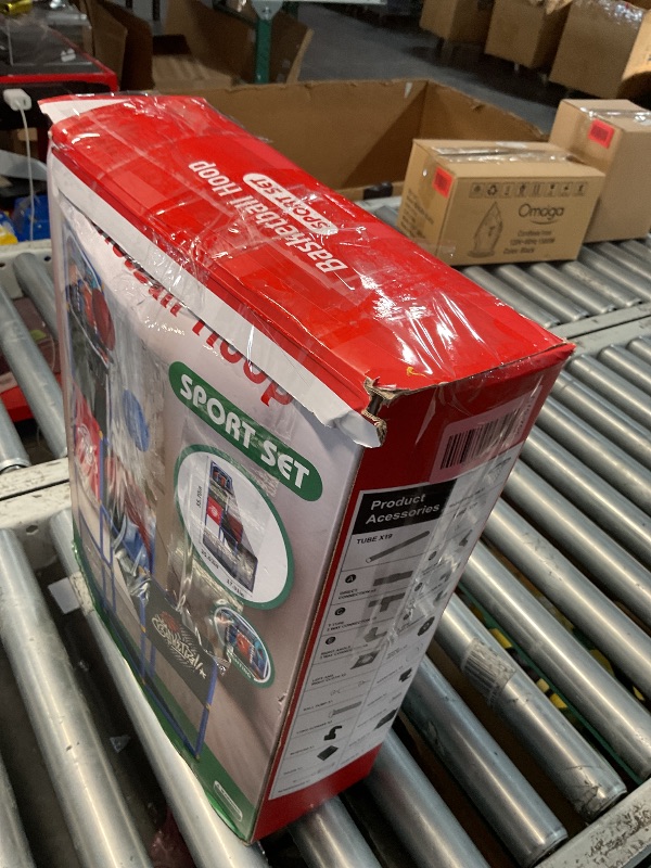 Photo 1 of ***MISSING PARTS***Kids Arcade Basketball Hoop with 4 Balls , Indoor Outdoor Single Shot Basketball Game for Toddler,Carnival Games Sport Toys Gifts for Boys Girls Ages 3-8 Years Old,Ideal for Competition,Pump Included