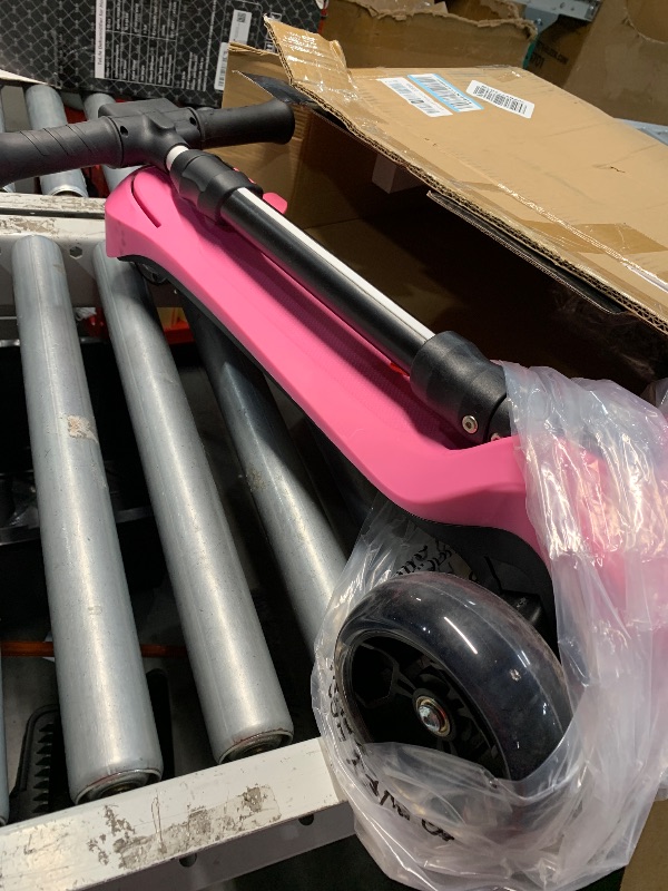 Photo 1 of (does not power on )(sold for parts) 24V Electric Scooter for Kids w/150W Powerful Motor, Thumb Throttle, LCD Screen, Bluetooth, Light-Up Stem Deck 