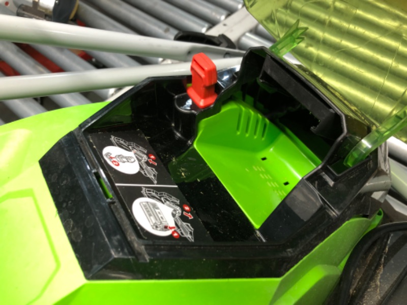Photo 1 of ***HEAVILY USED - MISSING CHARGER AND BATTERIES - UNABLE TO TEST - SEE PICTURES***
Greenworks 40V 17" Cordless (Push) Lawn Mower (75+ Compatible Tools), 4.0Ah Battery and Charger Included
