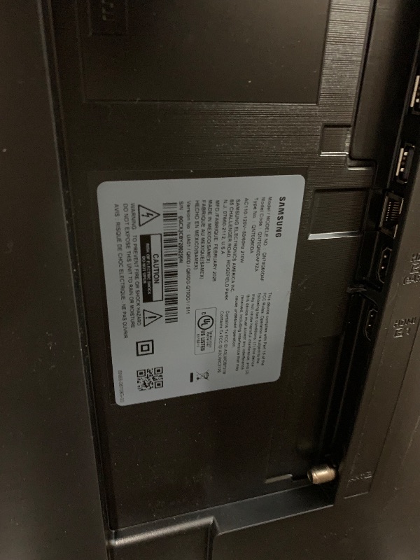 Photo 1 of (see all images) Samsung 70-Inch Class QLED 4K Q60D Series Quantum HDR Smart TV w/Object Tracking Sound Lite, Motion Xcelerator