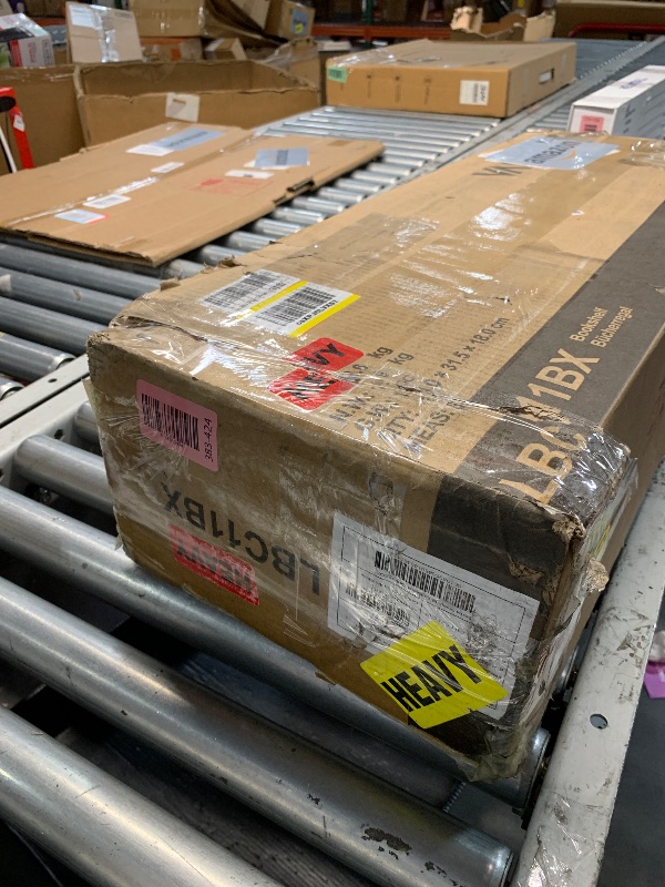 Photo 1 of VASAGLE Tree Bookshelf, 9-Tier Bookcase, Large Bookshelf, Space-Saving Corner Shelf, Book Tree, Holds Books, CDs, Games, for Bedroom, Living Room, Home Office, Rustic Brown ULBC11BX