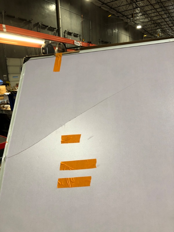 Photo 1 of ***DAMAGED - SEE PICTURES***
VIZ-PRO Dry Erase Board/Whiteboard, 72 x 48 Inches, Wall Mounted Board for School Office and Home 6' x 4'