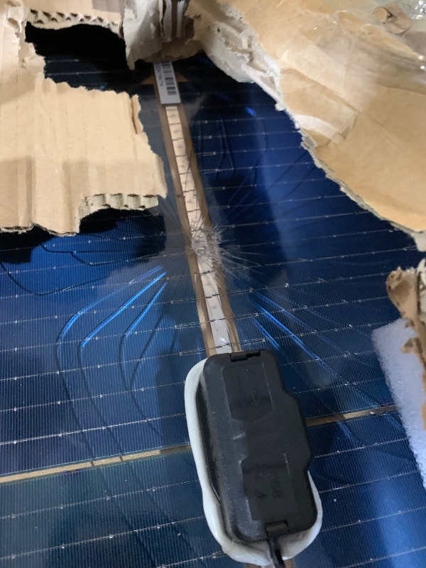 Photo 1 of *********SOLAR PANEL ON TOP IS DAMAGED***** SEE PICTURES FOR REFERENCE******SUNGOLDPOWER 16BB N-Type 2PCS 460W Bifacial PERC Solar Panels Monocrystalline,High Efficiency Solar Panel for Charging Station,Rooftop,Household,Marine,RV,On/Off Grid Solar System