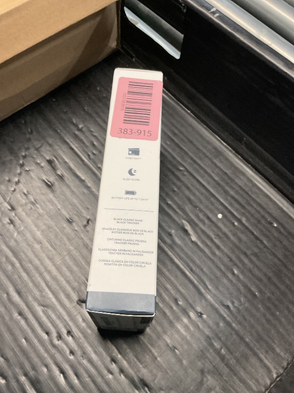 Photo 1 of ***(PARTS ONLY/ MAJOR DAMAGED/ NON FUNCTIONAL)***Fitbit Charge 4 Black Advanced Fitness Tracker