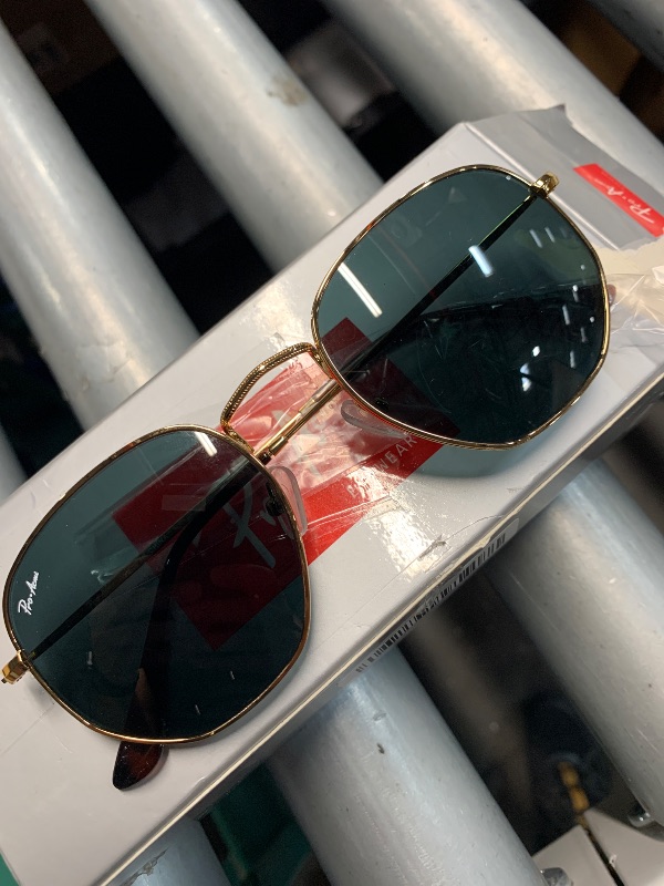 Photo 1 of (see all images) Pro Acme Small Square Sunglasses for Women Men 100% Real Glass Lens Hexagonal Frame (C8 | Gold | Grey, NEW-54)
