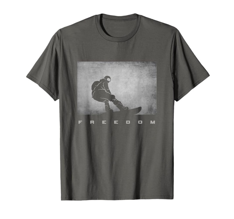Photo 1 of 
Snowboard Apparel - Snowboarding Snowboarder Snowboard T-Shirt size large color grey 