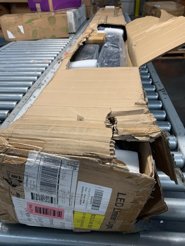 Photo 1 of kadision 8FT LED Linear Light, 3CCT 100/90/80/70/60W 0-10V Dimmable, Suspended Architectural Linear LED Light Fixture with Up/Down Lighitng for Office, Retail, ETL-Listed 4-Pack