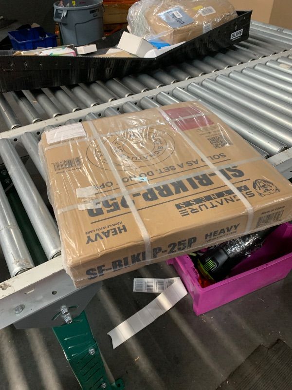 Photo 1 of ***FACTORY SEALED*** Fitvids 2" Olympic Bumper Plate Weight Plates with Steel Hub, 25LB, Pair