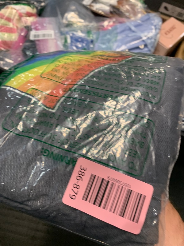 Photo 1 of (2XL) (BAGGED) Dinosaur Gay Pride LGBT Rainbow Flag T-Shirt