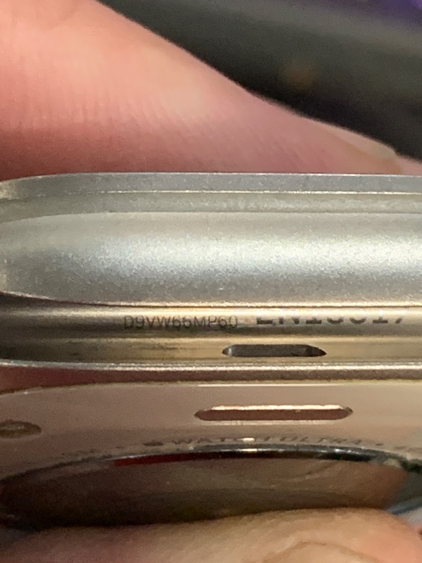 Photo 1 of ****Apple Watch is locked to previous customer***
Apple Watch Ultra [GPS + Cellular 49mm] Titanium Case with Midnight Ocean Band, One Size (Renewed Premium)