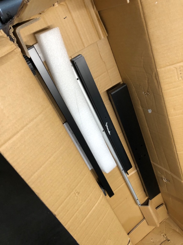 Photo 1 of ***INCOMPLETE - MISSING CABLES AND OTHER PARTS***
TOPSKY Electric Standing Desk Frame – Single Motor, 3-Stage, Height Adjustable 24"-48.4", Black, Model DF01.11