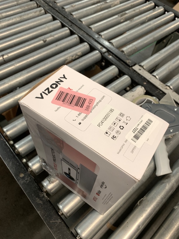 Photo 1 of [Netflix Licensed/Dolby Audio] Smart Projector with WiFi and Bluetooth, VIZONY Native 1080P Projector with Apps Built in Netflix, Youtube, Hulu, Disney+, Portable Mini Projector for Indoor/Outdoor
