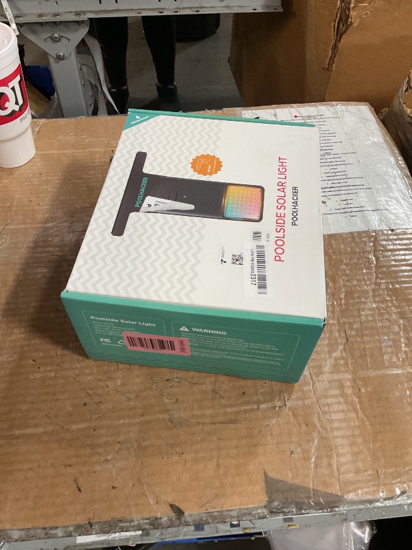 Photo 1 of **HEAVILY USED**POOLHACKER Solar Pool Lights Only for Inground Pool?Original?, 10-Color 4-Mode Light Sensing LED, Underwater Lighting with Timer Off, Submersible Lights with Remote, Waterproof Design, 1 Pack