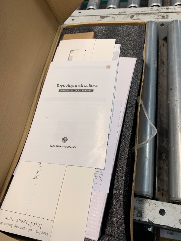 Photo 1 of Sliding Glass Door Lock, Anweller Smart Fingerprint Code Keypad RFID Remote App Electronic Digital Biometric Safety Patio Door Double Hook Mortise Lock Set with Handle