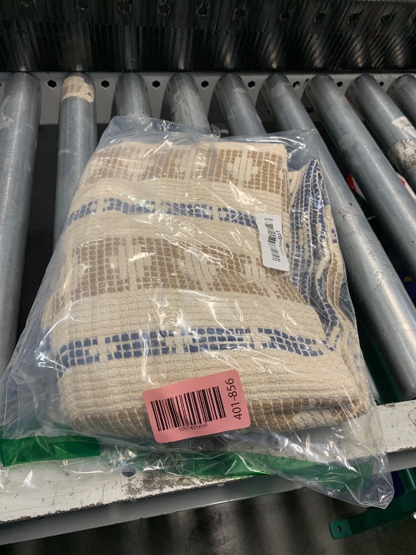 Photo 1 of (USED/FAIR) DII Southwest Colby Collection Tabletop, Table Runner, 15x108, French Blue/Stone