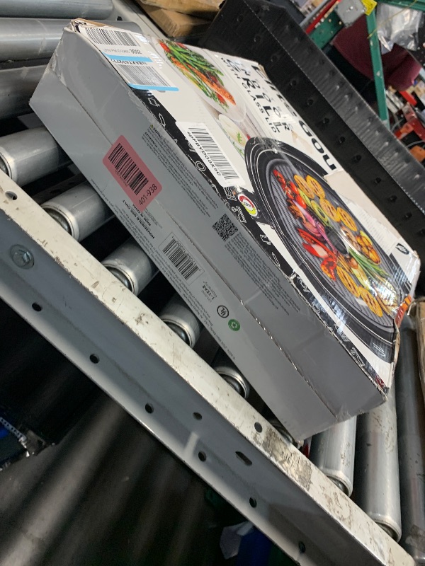 Photo 1 of (missing power cord) Elite Gourmet EMG-980B Smokeless Electric Tabletop Grill Nonstick, 6-Serving, Dishwasher Safe Removable Grilling Plate