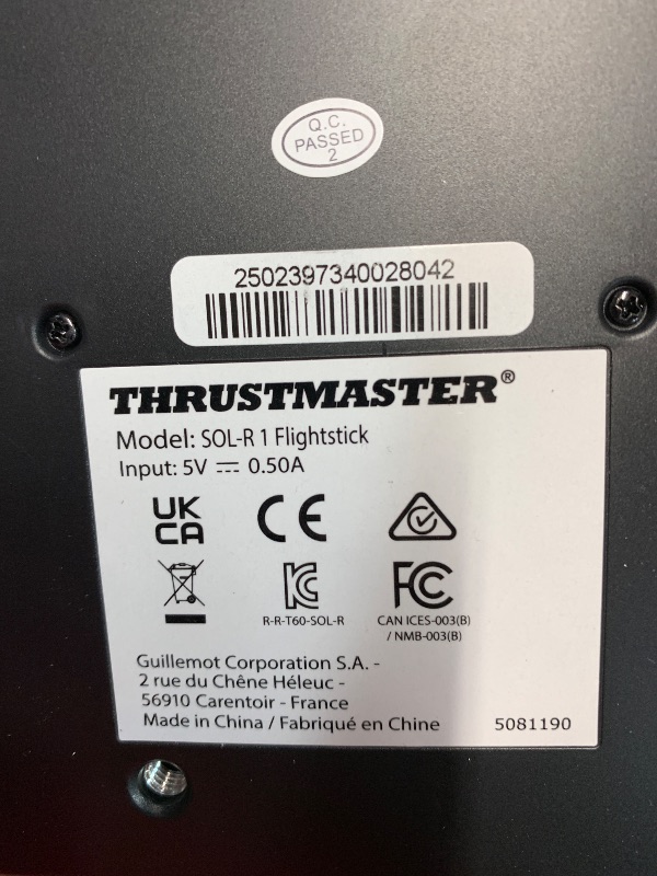 Photo 1 of (see all images) Thrustmaster Sol-R2 HOSAS, Hall Effect Technology for Ultra-Precise Gaming, 88 buttons Ideal for Space Flight Simulation (compatible with PC)