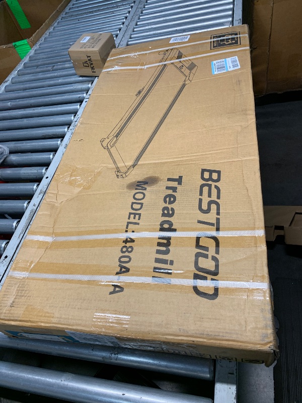 Photo 1 of Walking Pad Treadmill, BestGod Incline Under Desk Treadmill 330lbs Capacity, 2.5HP Portable Treadmills for Home, Compact Treadmills Mini Walking Pad, Running Machine with Remote Control