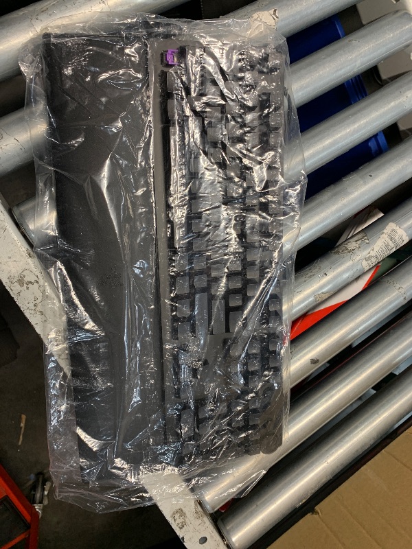 Photo 1 of ***DAMAGED - SEE NOTES/PICTURES***Razer Huntsman V2 Optical Gaming Keyboard: Fastest Clicky Optical Switches w/Quick Keystrokes - Doubleshot PBT Keycaps - Dedicated Media Keys & Dial - Ergonomic (Renewed), Black