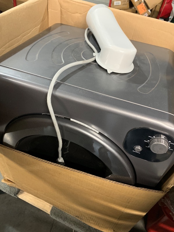 Photo 1 of (see images) HOMCOM Portable Clothes Dryer, 120V 1300W Compact Laundry Dryer with Intelligent Drying, 3.2 cu.ft Stainless Steel Drum