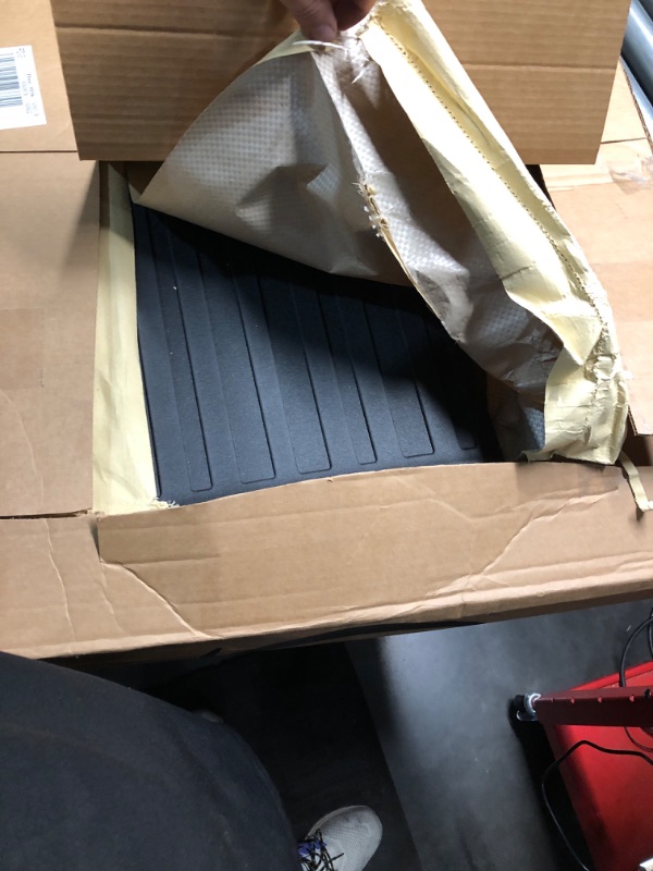 Photo 1 of ***STOCK PHOTO FOR REFERENCE ONLY***KIWI MASTER Folding Cargo Trunk Mat All Weather Rear Tray Trunk Liner TPE Slush Mats Black
