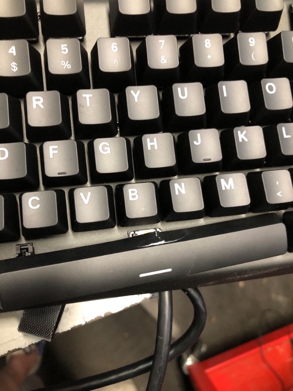 Photo 1 of ***DAMAGED - SEE NOTES/PICTURES***SteelSeries Apex Pro HyperMagnetic Gaming Keyboard — Adjustable Actuation — OLED Screen — RGB – USB Passthrough?