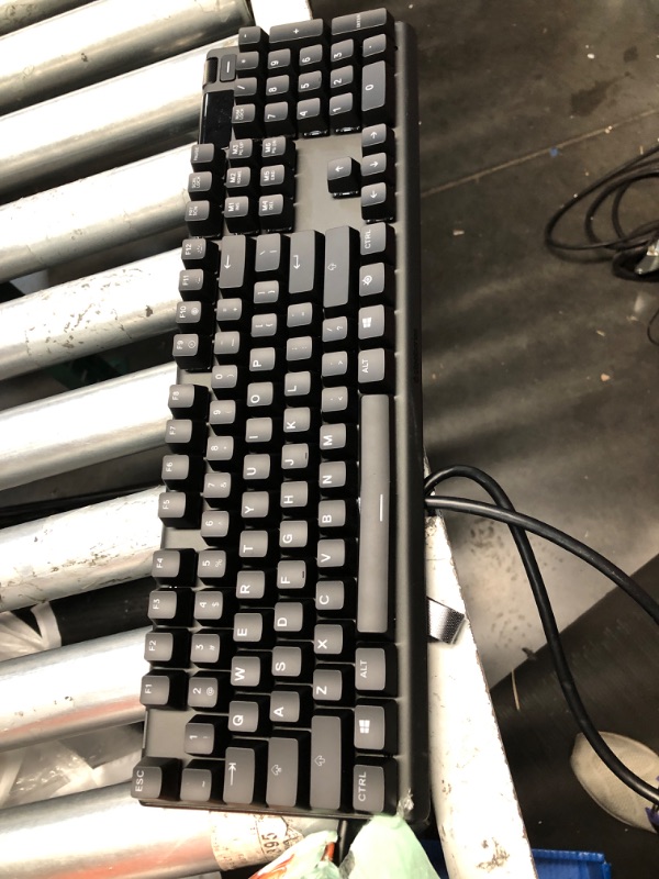 Photo 1 of ***DAMAGED - SEE NOTES/PICTURES***SteelSeries Apex Pro HyperMagnetic Gaming Keyboard — Adjustable Actuation — OLED Screen — RGB – USB Passthrough?