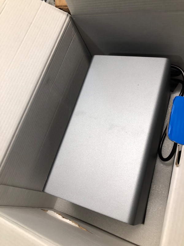 Photo 1 of ORICO 4 Bay Raid Hard Drive Enclosure Support 8 RAID Modes for 3.5inch HDD Max up to 88TB for External Direct Attached Storage, Efficient Expansion Backup(Alluminum Alloy)-9848RU3