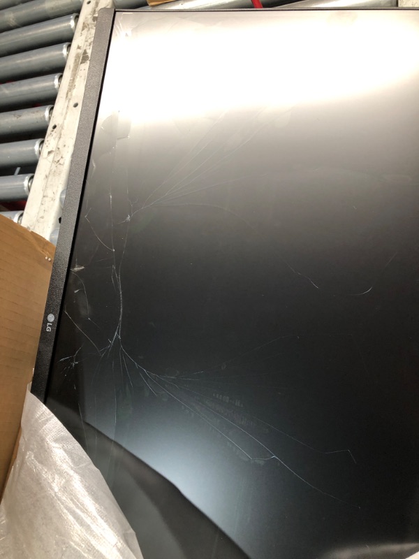 Photo 1 of ***DAMAGED - SEE NOTES/PICTURES***LG 27MS500-B 27 inch IPS Computer Monitor FHD (1920x1080) 100Hz 5ms Reader Mode Borderless Design OnScreen Control Black Stabilizer DAS Crosshair HDMI Black