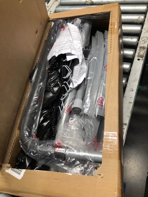 Photo 1 of ***PARTS ONLY, MISSING A LEG***Lyromix 40 Inch Mini Trampoline for Kids and Adults, Indoor Toddler Rebounder Trampoline with Handle, DarkBlack