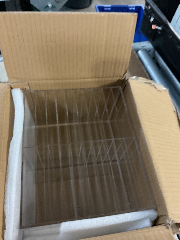 Photo 1 of BEYGORM Acrylic Marker Organizer for 140 Markers, Large Horizontal Art Marker Storage Rack for Desk, Drawing Marker Stand Organizer for Desktop, Vertical Marker Holder Shelf for Acrylic Paint Pens