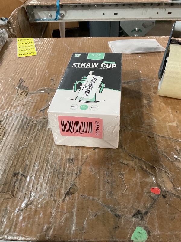 Photo 1 of * factory sealed *
GROSMIMI Spill Proof no Spill Magic Sippy Cup with Straw with Handle for Baby and Toddlers, Customizable, PPSU, BPA Free 10 oz (Aqua green)