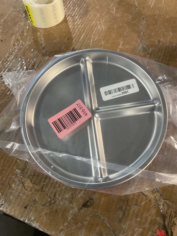 Photo 1 of * missing the green one *
Bella's Friends Stainless Steel Toddler Plates Silicone Suction,3 Packs Non-Slip Baby Plates,Divided Portion,Food-Grade Silicone Plate for Kids,LEAD-FREE Dishwasher Safe, Green Blue Pink