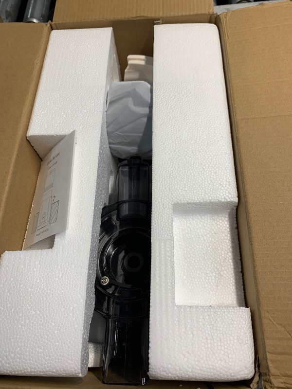 Photo 1 of ***PARTS ONLY***
Hobsir Juicer Machines, 5.3-Inch Cold Press Juicers, Masticating Slow Juicer Machines with 300W, Large Feed Chute Juice Machines for Vegetables and Fruits, Easy to Clean Juicers, White