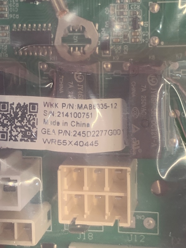 Photo 1 of ??? 245D2277 G001 Replacement Wr55x40445 Control Board in Factory Retail Box Compaible with Ge Refrigerator Control Board