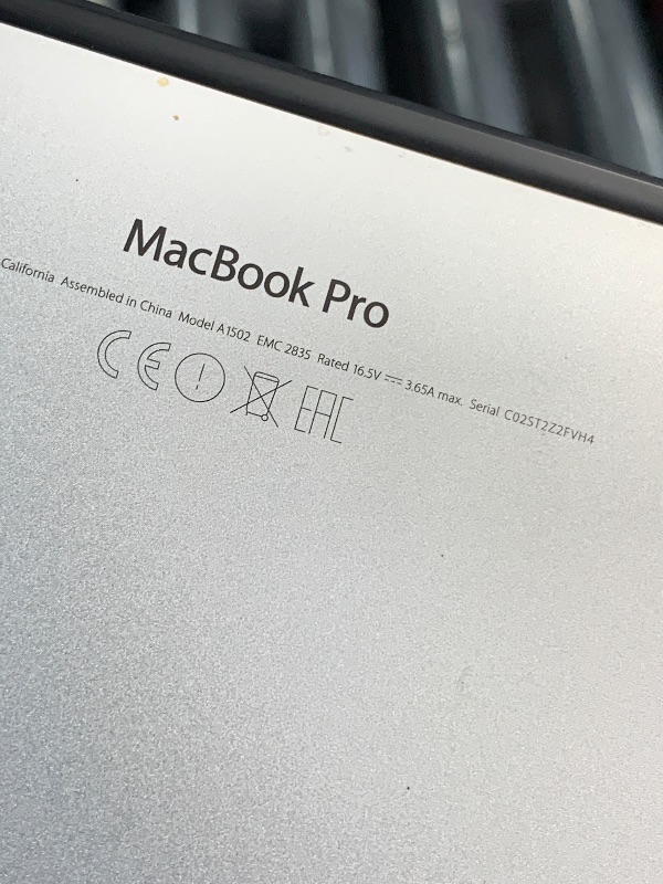 Photo 1 of **LOCKED**
Apple MacBook Pro 13.3in Retina Laptop Intel i5 Dual Core 2.6GHz 8GB 128GB SSD - MGX72LL/A (Renewed)