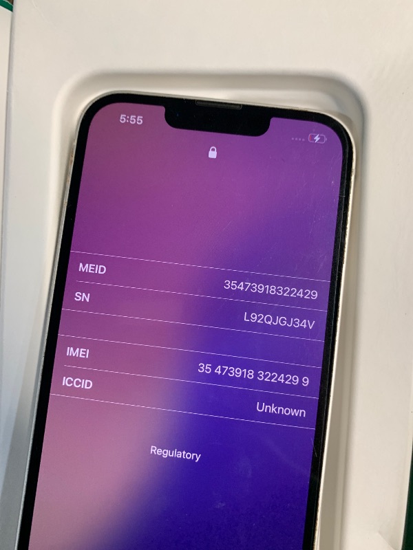 Photo 1 of ***********PHONE IS LOCKED BY CODE---FINAL SALE********
Apple iPhone 13, 128GB, Starlight -(Renewed Premium)
