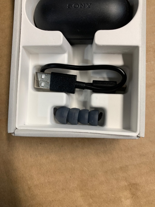 Photo 1 of (USED/FAIR) Sony WF-C710N Truly Wireless Noise-Canceling Earbuds with up to 30-Hour Battery Life, Lightweight and Secure, Black