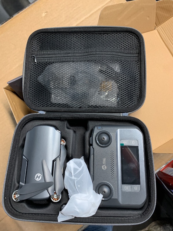 Photo 1 of (POWER TESTED) (UNABLE TO TEST FURTHER) Holy Stone GPS Drone with 4K UHD Camera for Adults Beginner; HS360S 249g Foldable FPV RC Quadcopter with 10000 Feet Control Range, Brushless Motor, Follow Me, Smart Return Home, 5G Transmission