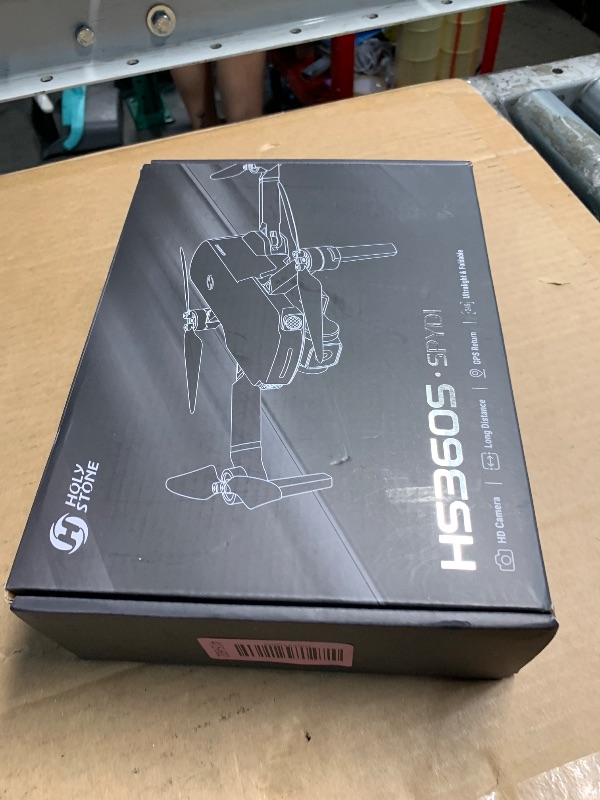 Photo 1 of (POWER TESTED) (UNABLE TO TEST FURTHER) Holy Stone GPS Drone with 4K UHD Camera for Adults Beginner; HS360S 249g Foldable FPV RC Quadcopter with 10000 Feet Control Range, Brushless Motor, Follow Me, Smart Return Home, 5G Transmission