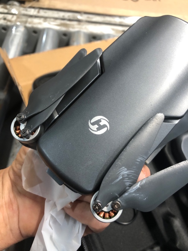 Photo 1 of (POWER TESTED) (UNABLE TO TEST FURTHER) Holy Stone GPS Drone with 4K UHD Camera for Adults Beginner; HS360S 249g Foldable FPV RC Quadcopter with 10000 Feet Control Range, Brushless Motor, Follow Me, Smart Return Home, 5G Transmission