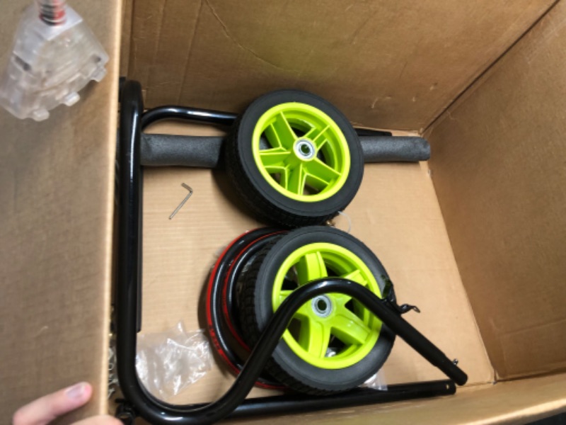 Photo 1 of ***DAMAGED - INCOMPLETE - SEE PICTURES***
Stainless Steel Garden Hose Reel Cart - Heavy Duty, 10" Rubber Wheels, Holds 400 Feet of 5/8" Hose, For Yard/Lawn