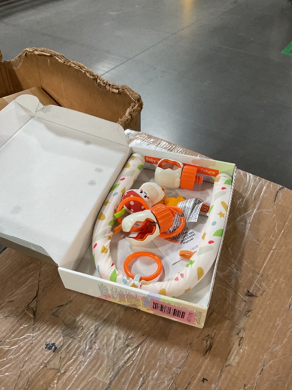 Photo 1 of (PARTIAL SET) TUMAMA Baby Activity Arch with Bear Spiral Toy, Clips Adjustable and Detachable Sensory Stimulating Hanging Toys Baby Toys 0-3 3-6 Months, Newborn Strollers Bassinets Crib Carseat Toy
