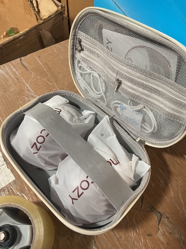 Photo 1 of (PARTIAL SET) (DAMAGED) Momcozy Breast Pump Hands Free Mobile Style, Leak-Proof, Quiet & Comfortable for On-The-Go Pumping