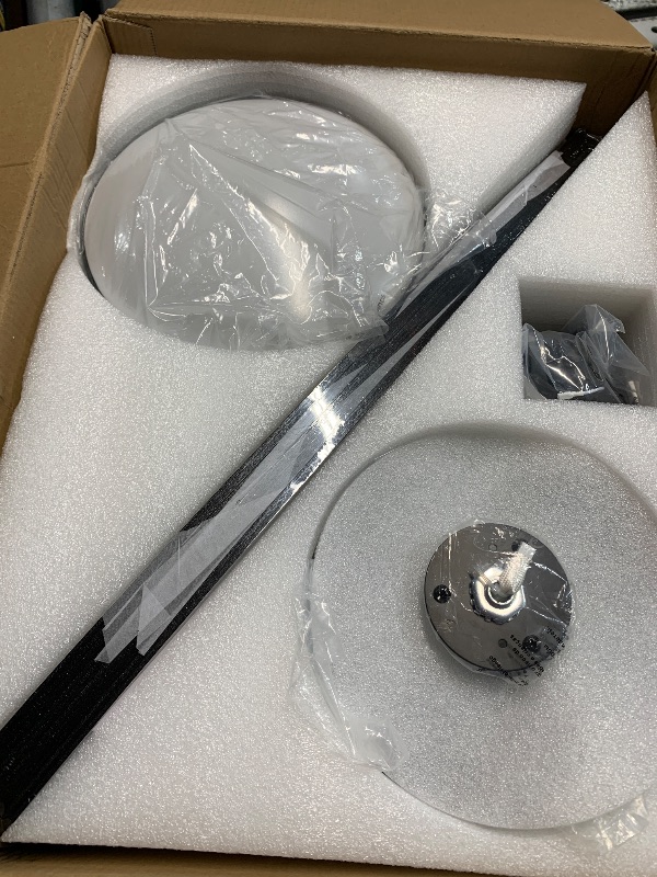 Photo 1 of (missing pieces) (sold for parts) Ayaoty Ceiling Fans with Lights, 52 inch Low Profile Ceiling Fan with Light and Remote Control, Flush Mount, Reversible Motor