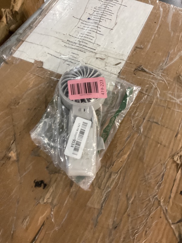 Photo 1 of ***(PARTS ONLY/ NON FUNCTIONAL)***JISULIFE Handheld Fan Life7 – Ultimate Flexibility: High-Power Motor, LED Display, 19.5 Hrs Cooling, 5000mAh Rechargeable, 5-Speed, Foldable Design, 3-IN-1 Portable Fan for Travel Cruise Beach(Grey)