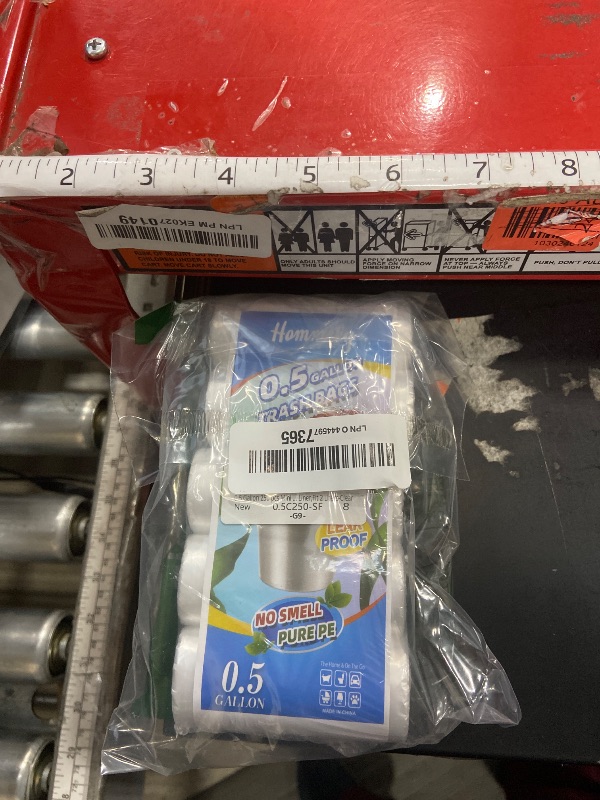 Photo 1 of 0.5 Gallon 250 pcs Mini Clear Trash Bags, Tiny Strong Garbage Bags,Small Plastic Bags for Desktop Trash Bin, Tiny Bathroom Trash Can Bin Liners,Mini Bags for Waste Basket Liner,Fit 2 Liters-Clear