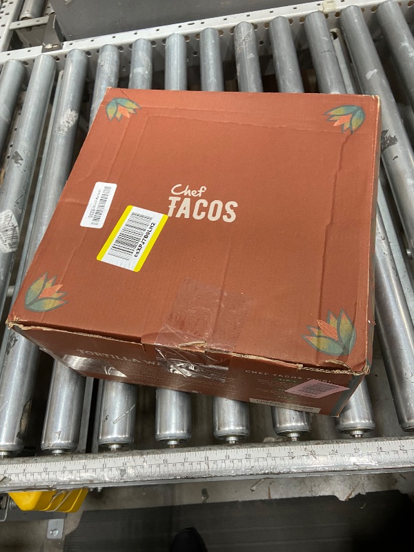 Photo 1 of ****************MISSING LID**************
Chef Tacos Ceramic Tortilla Warmer, Microwavable, Tortilla Holder Container, Pancake Keeper, Best for Storage Tortilleros, with Lid (10-inch, Cream)